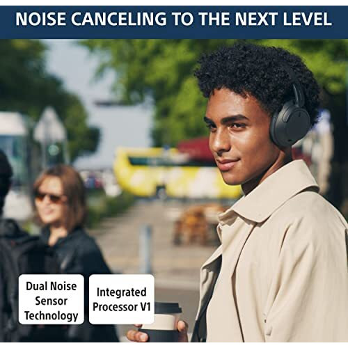 Sony Wh-Ch720N Noise Cancellation Wireless Bluetooth Over Ear Headphones With Mic, Up To 35Hrs Battery- Blue