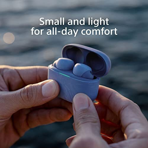 Sony Linkbuds S Wf-Ls900N Noise Cancellation Bluetooth Earbuds, Tws, Hi-Res Audio, Up To 23Hrs Battery-Marble Blue