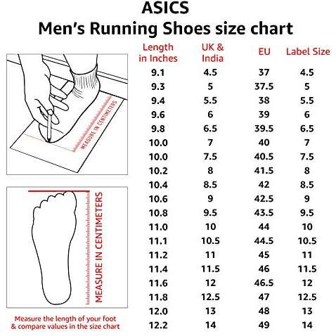 Asics Mens Gel-Contend 5B - Black/White Running Shoes, Uk - 8