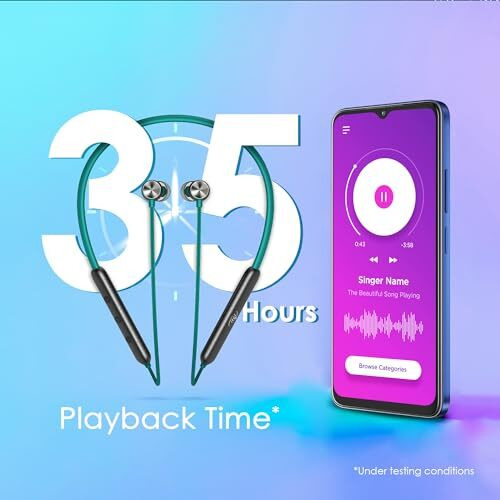 Itel Ieb54 Bluetooth In Ear Earphones With Ai Enc, 35 Hours Playback, 10Mm Bass Boost Drivers, Fast Charging(10Mins Charge4Hours Playback), Magnetic Earbuds, Ipx5 And Dual Pairing (Green)