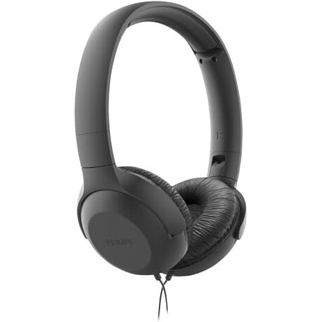 Philips Audio Upbeat Tauh201 Wired On Ear Headphones With Mic (Black)