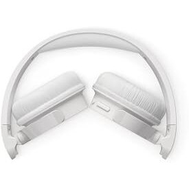 Philips Audio Tah4209Wt Bluetooth Headphone With Lightweight And Foldable Design, 32Mm Neodynamic Drivers, 55H Playtime, Usb Type-C Fast Charging, Built-In Mic For Smartphone, Laptop, Tablet (White)