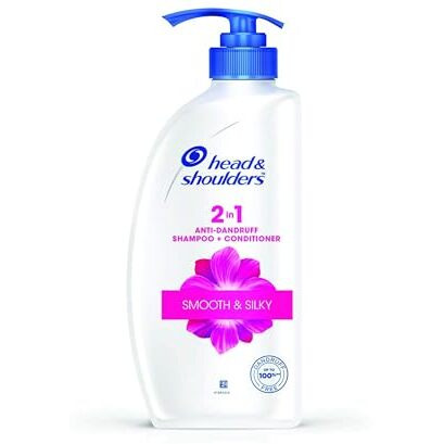 Head & Shoulders , Anti Dandruff Shampoo + Conditioner, Smooth & Silky, 650 Ml