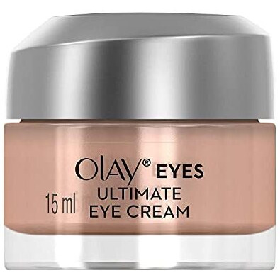 Olay Eye Cream | Reduces Dark Circle, Wrinkles And Puffiness | With Peptides And Niacinamide | Normal, Oily, Dry & Combination Skin L Paraben & Sulphate Free | (15Ml, (Ultimate Eye Cream)