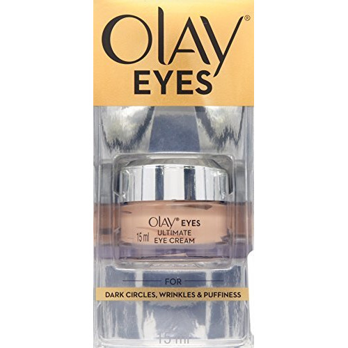 Olay Eye Cream | Reduces Dark Circle, Wrinkles And Puffiness | With Peptides And Niacinamide | Normal, Oily, Dry & Combination Skin L Paraben & Sulphate Free | (15Ml, (Ultimate Eye Cream)