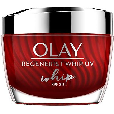 Olay Regenerist Whip Cream With Spf30 | Ultra Lightweight | Hydrated, Plump, Bouncy Skin | With Hyaluronic Acid, Niacinamide And Peptides | Normal, Oily, Dry, Combination Skin | 50G
