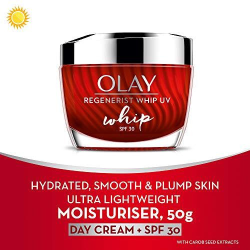Olay Regenerist Whip Cream With Spf30 | Ultra Lightweight | Hydrated, Plump, Bouncy Skin | With Hyaluronic Acid, Niacinamide And Peptides | Normal, Oily, Dry, Combination Skin | 50G