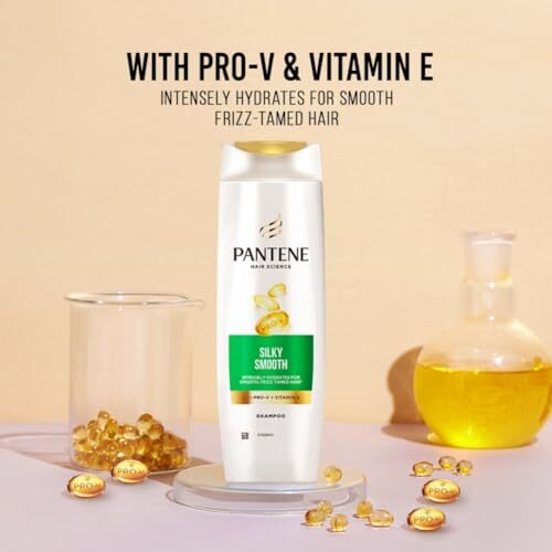 Pantene Advanced Hairfall Solution, Anti-Hairfall Silky Smooth Shampoo For Women, 180Ml