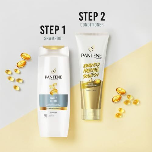 Pantene Advanced Haircare Solution, Lively Clean Shampoo For Women, 90 Ml