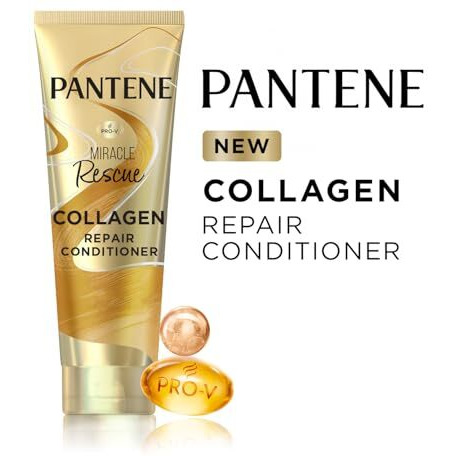 Pantene Miracle Rescue Collagen Repair Fresh Conditioner | Damage Repair Conditioner | Lightweight, Smooth | Suitable For All Hair Types | 200Ml, 1 Count