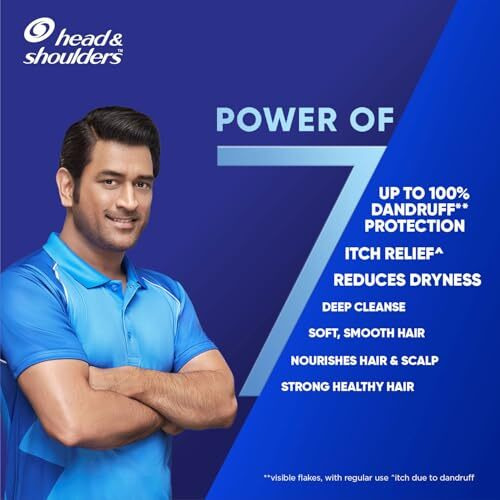 Head & Shoulders 7In1 Anti-Dandruff Shampoo | Multi-Action Formula | Complete Solution For Unhealthy Scalp | 7 Benefits For Men And Women, 650Ml