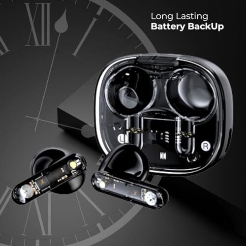 Crossloop F4 Gen True Wireless Earbuds With Mic, Touch Control, Bluetooth 5.3, Voice Assistant, Auto Pairing, Long Standby Time, Type C Charging.