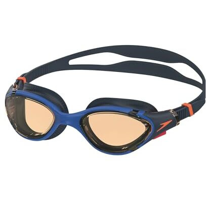 Speedo Unisex Adult Biofuse 2.0 Anti Fog Coated Lens Swim Goggles | Push Button Mechanism For Adjustment | Anti Fog Coated Lens | 100% Uv Protection With Uva & Uvb Radiation