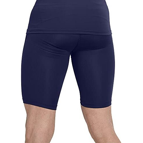 Shrey Unisex Apparels Compression Short Tights (Medium, Navy)