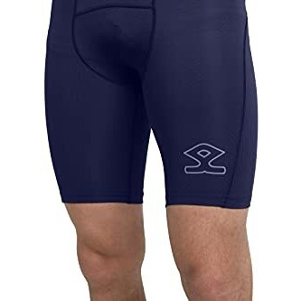 Shrey Unisex Apparels Compression Short Tights (Medium, Navy)