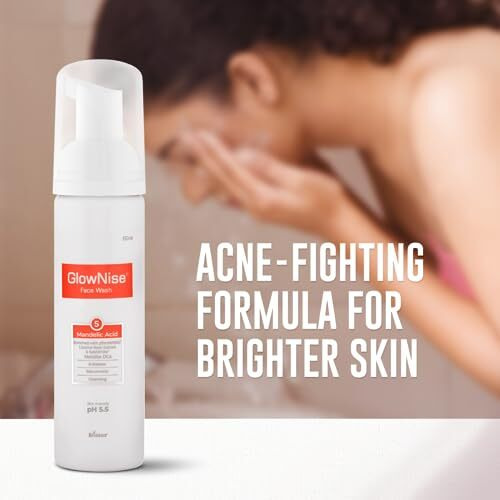Brinton Glownise Deep Cleansing Skin Whitening Foam, No Parabens, Sulphate Free Face Wash, White, 60 Ml
