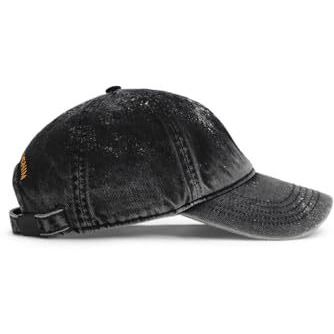 Jack & Jones Black Vintage Washed Denim Cap