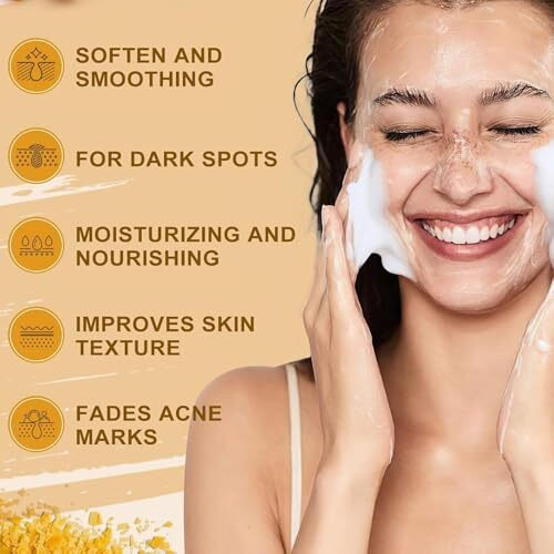 Kojifab Glycerin Soap With Kojic Acid, Niacinamide & Sandalwood | For Skin Lightening, Sun Damage & Reduces Dark Spot | Deep Moisturizing Bath Soap | For Men & Women | 75 Gm (Pack Of 1)