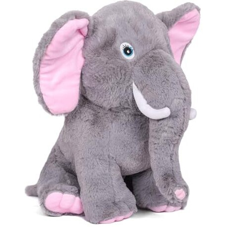 Mirada Enchanting Plush Grey Elephant Soft Toy - Ideal Gift For Girls/Kids - Soft And Cuddly With Sparkling Glitter Eye - 32Cm