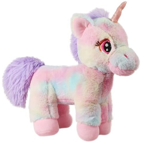 Mirada Enchanting Multicolor Unicorn Soft Toy | Awesome Gift For Girls/Kids | Floppy And Glittery With Sparkling Horn | Soft Stuffed Plush Animal |- 32Cm