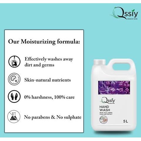 Qssiy Hand Wash Protection From Germs, Hand Wash Liquids 10 Liter, Hand Wash Liquids For Everyday Use (Fresh Flower)