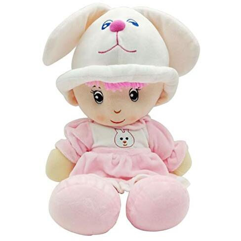 Ngel Soft Fabric Stuff Doll Toy With Attractive Eyes And Cute Hat Soft Toy/Soft Doll With Cute Animal Cap Toy