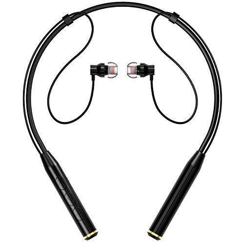 Wearfit Beats I 200 Mah Battery | Bluetooth 4.1 Earphones - Hd Stereo Bluetooth Headset, Qualcomm Csr 8635, Bluetooth Neckband Headphone W/Mic Ipx4 Sweatproof For Gym Workout