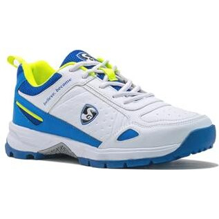 Sg Shoes Club 6.0 White/Royal Blue/Lime No 9