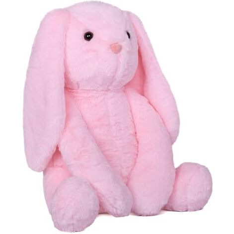 Mirada Cute Pink Bunny Soft Toy For Girls/Kids | Huggable Rabbit With Long Ears | Soft Stuffed Plush Animal | - 35Cm