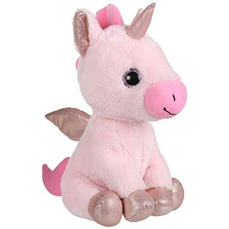 Mirada Enchanting Pink Unicorn Soft Toy For Girls/Kids | Floppy And Glittery With Sparkling Horn | Soft Stuffed Plush Animal | - 25Cm