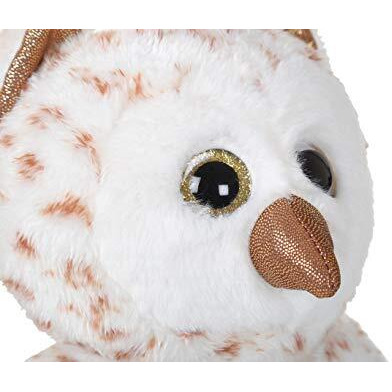 Mirada Cute White Glitter Eye Owl Soft Toy| Gift For Girls/Kids | Stuffed Plush Animal |- 25Cm