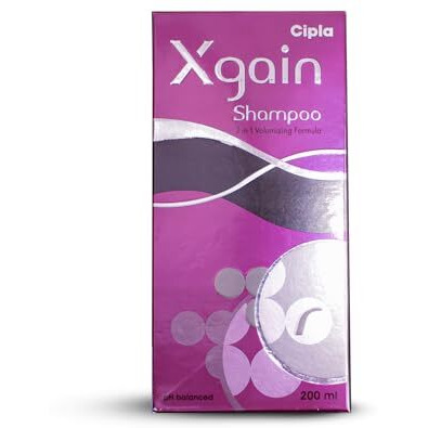 Cipla Xgain Shampoo | 2 In 1 Volumizing Formula | Ph Balanced | Enhance Hair Volume And Shine | 200 Ml (Pack Of 1)