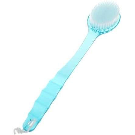Electomania Handled Body Bath Shower Back Brush Massager Spa Scrubber 1 Piece ( Blue )