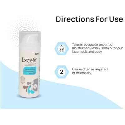 Cipla Excela Moisturiser | Oily & Acne Prone Skin | Reduces Sebum Secretion | 50G