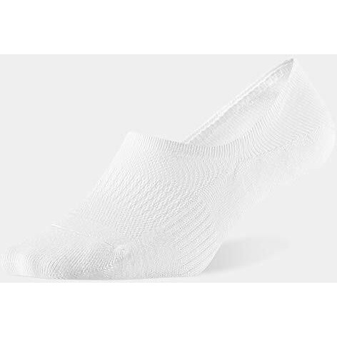 Wander No Show Socks Mens 7 Pairs Cotton Thin Non Slip Low Cut Mens Invisible Casual Socks (7White, Size 9-11)