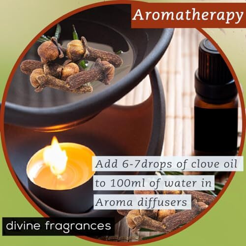Seyal Clove Essential Oil 100% Pure & Natural Therapeutic Grade, For Teeth, Hair, Skin (15Ml)