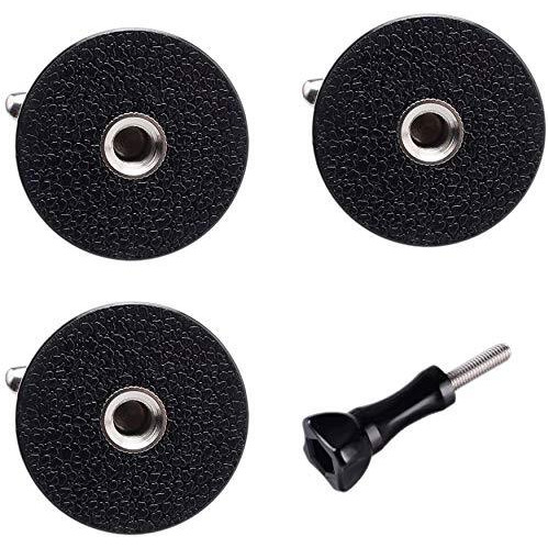 Sidrum Tripod Mount Monopod Adapter For Gopro, Sjcam, Yi, Eken And All Other Action Cameras (Set Of 3)