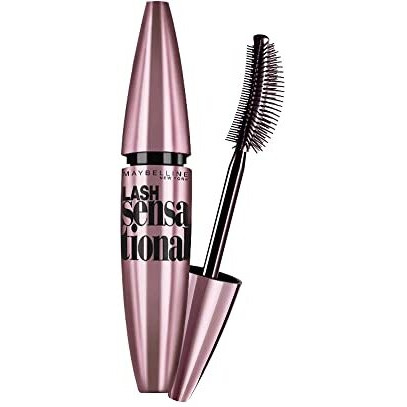 Maybelline New York Mascara, No-Clumping, Fanning Brush, Waterproof, Lash Sensational, Black, 9Ml