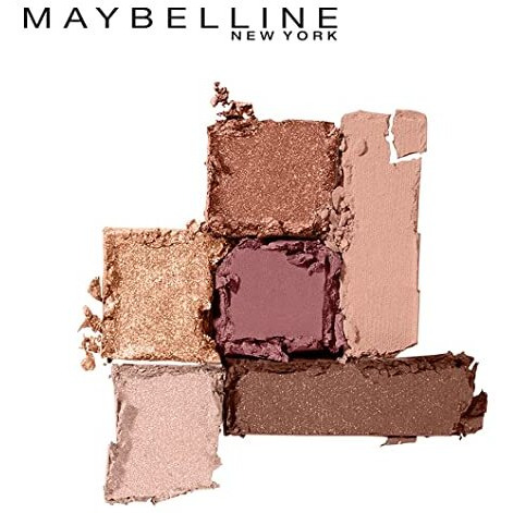 Maybelline New York Eyeshadow Palette, 6 Highly Blendable Shades, Sheer Finish, City Mini Palette, 5Th Avenue Sunset, 6.4G