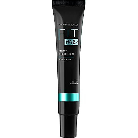 Maybelline New York Primer, Oils Absorbing, Moisturises And Smooths Skin, Long-Lasting, Fit Me Matte + Poreless Finish, 8G