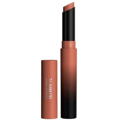 Maybelline New York Lipstick, Matte Finish, Bold Colour, Enriched With Jojoba Oil, Color Sensational Ultimattes, 799 More Taupe, 1.7 G