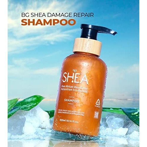 Beauty Garage Pure African Shea Butter Retention Treatment Shampoo 300Ml