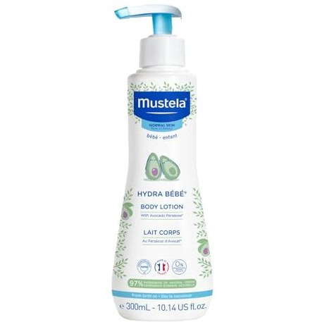 Mustela Hydra Bebe Body Lotion, White, Avocado, 300 Ml
