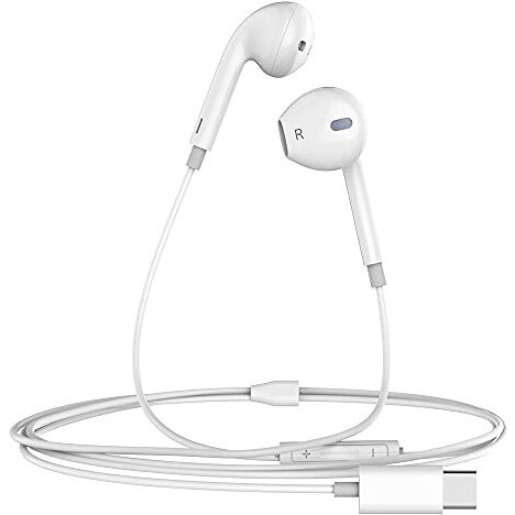 Mcdodo Compatible With Smartphones Hp-6070 Element Series Type-C Wired Earphones, White