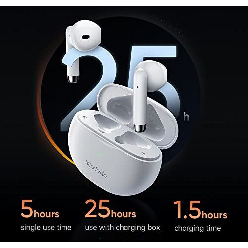 Mcdodo B01 Series 5.0 Bluetooth In-Ear Tws Headphones Headset Wireless Earbuds Lossless Sound With Wireless Charging Box