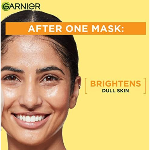 Garnier Skin Naturals, Face Mask, Hydrating, Brightening & Anti-Dark Spots, Bright Complete, 1 Pc, 28G