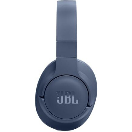 Jbl Tune 720Bt Wireless Over Ear Headphones With Mic, Pure Bass Sound, Upto 76 Hrs Playtime, Speedcharge, Dual Pairing, Customizable Bass With Headphones App, Lightweight, Bluetooth 5.3 (Blue)