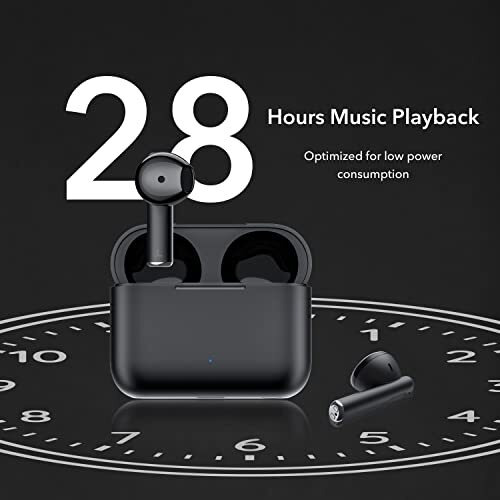 Honor Choice Earbuds X Bluetooth V5.2 True Wireless Stereo, Up To 28 Hours Long Battery Life, Wake Up Ai-Voice, Ipx4 Water Resistance, Lightweight Semi In-Ear Design (Night Black)