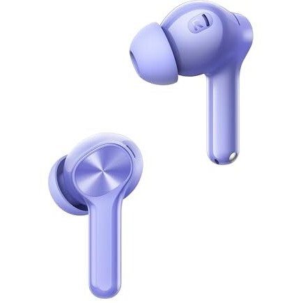 Realme Buds T200 Lite Bluetooth In Ear Earbuds,4 Mic, Ai Enc For Calls,48 Hours Total Playback With Fast Charging And Ultra Low Latency Gaming Tws,Google Fast Pair,With Mic (Aurora Purple)