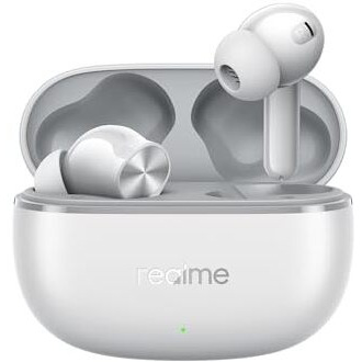 Realme Buds T200 Lite Bluetooth In Ear Earbuds,4 Mic, Ai Enc For Calls,48 Hours Total Playback With Fast Charging And Ultra Low Latency Gaming Tws,Google Fast Pair,With Mic (Storm Grey)
